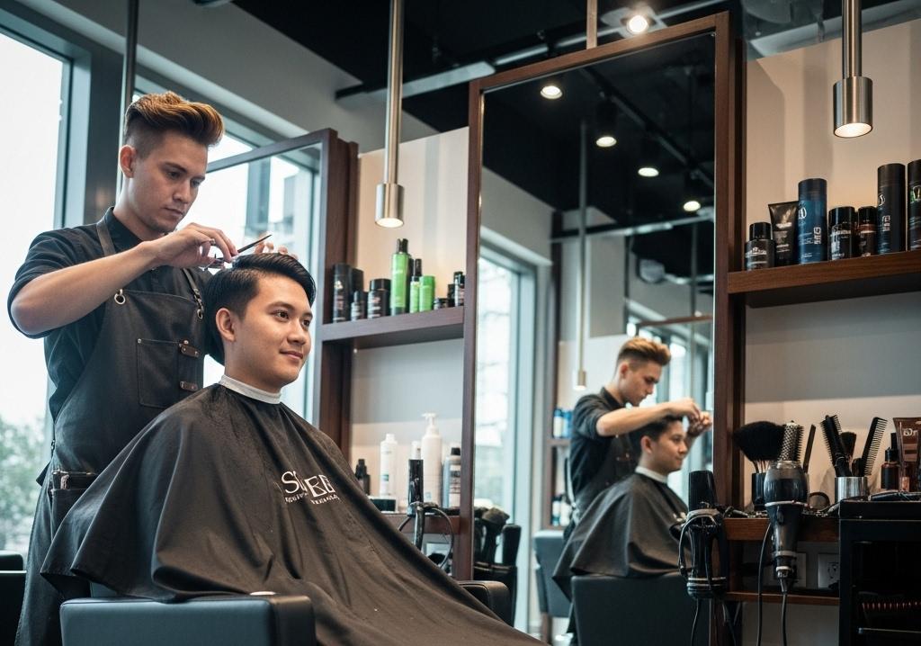 In Indonesia, I never worry about getting a haircut. It’s always simple and cheap, whether from a roadside barber.