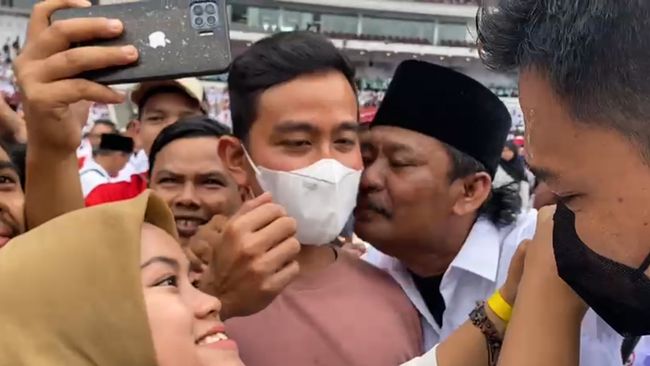 Acara relawan Jokowi di GBK