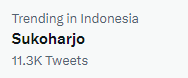 Sukoharjo jadi trending topic