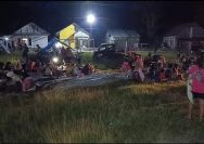 In Tokilo village, four houses were severely damaged and 21 others suffered minor damage. In Tindoli village, the damage was more extensive: 10 houses were destroyed, 70 sustained lighter damage, and a church and kindergarten were also affected. Pendolo village in Pamona Selatan reported one lightly damaged home. (Photo courtesy of Bram Badilo)