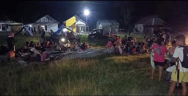 In Tokilo village, four houses were severely damaged and 21 others suffered minor damage. In Tindoli village, the damage was more extensive: 10 houses were destroyed, 70 sustained lighter damage, and a church and kindergarten were also affected. Pendolo village in Pamona Selatan reported one lightly damaged home. (Photo courtesy of Bram Badilo)