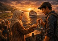 Pulau itu bernama Leroang, sepotong tanah yang terapung di perairan Laut Sulawesi seperti ingatan lama yang enggan karam.